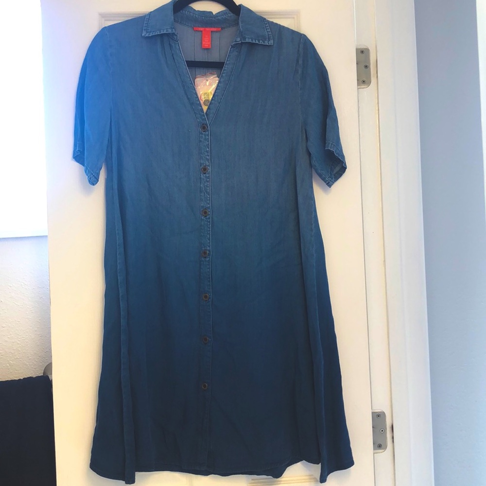 Blue ombré dress